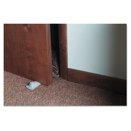 Master Caster® Big Foot Doorstop, No Slip Rubber Wedge, 2.25w X 4.75d X 1.25h, Gray freeshipping - TVN Wholesale