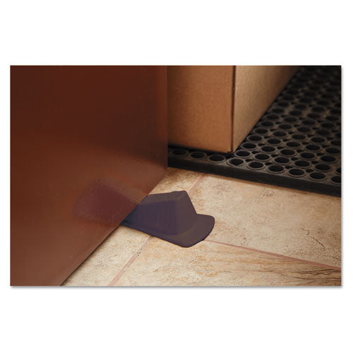 Master Caster® Giant Foot Doorstop, No-slip Rubber Wedge, 3.5w X 6.75d X 2h, Brown freeshipping - TVN Wholesale