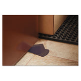 Master Caster® Giant Foot Doorstop, No-slip Rubber Wedge, 3.5w X 6.75d X 2h, Brown freeshipping - TVN Wholesale