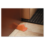 Master Caster® Giant Foot Doorstop, No-slip Rubber Wedge, 3.5w X 6.75d X 2h, Safety Orange freeshipping - TVN Wholesale