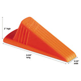 Master Caster® Giant Foot Doorstop, No-slip Rubber Wedge, 3.5w X 6.75d X 2h, Safety Orange freeshipping - TVN Wholesale