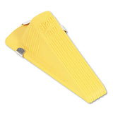 Master Caster® Giant Foot Magnetic Doorstop, No-slip Rubber Wedge, 3.5w X 6.75d X 2h, Yellow freeshipping - TVN Wholesale