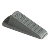 Master Caster® Big Foot Doorstop, No-slip Rubber, 2.25w X 4.75d X 1.25h, Gray, 12-pack freeshipping - TVN Wholesale