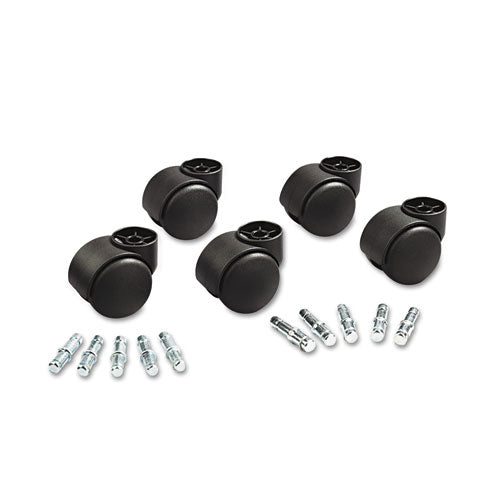 Master Caster® Deluxe Duet Casters, Nylon, B And K Stems, 110 Lbs-caster, 5-set freeshipping - TVN Wholesale