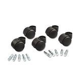 Master Caster® Deluxe Duet Casters, Nylon, B And K Stems, 110 Lbs-caster, 5-set freeshipping - TVN Wholesale