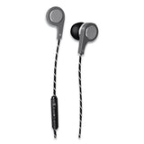 Maxell® Bass 13 Metallic Earbuds With Microphone, 4 Ft Cord, Silver freeshipping - TVN Wholesale