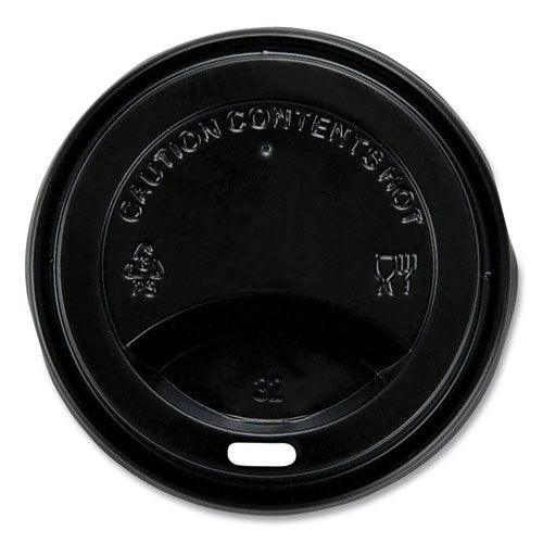 Mars Flavia® Logo Hot Cup Drink-thru Lid, Fits Flavia 10 Oz Hot Cups, Black, 1,000-carton freeshipping - TVN Wholesale