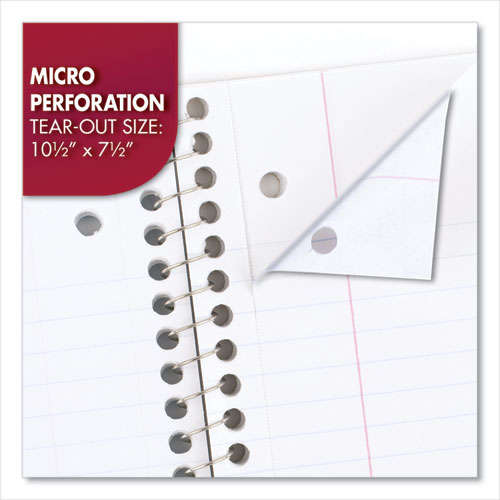 Mead® Spiral Notebook, 3-hole Punched, 1 Subject, Wide-legal Rule, Randomly Assorted Covers, 10.5 X 7.5, 70 Sheets freeshipping - TVN Wholesale