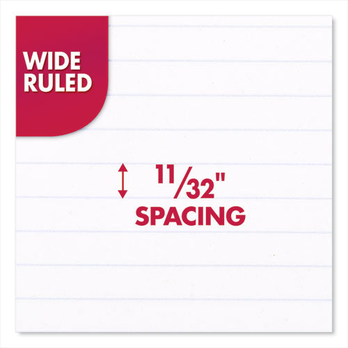 Mead® Spiral Notebook, 3-hole Punched, 1 Subject, Wide-legal Rule, Randomly Assorted Covers, 10.5 X 7.5, 70 Sheets freeshipping - TVN Wholesale