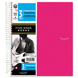 Five Star® Trend Wirebound Notebook, 5 Subject, 4 Pockets, Medium-college Rule, Randomly Assorted Covers, 11 X 8.5, 200 Sheets freeshipping - TVN Wholesale