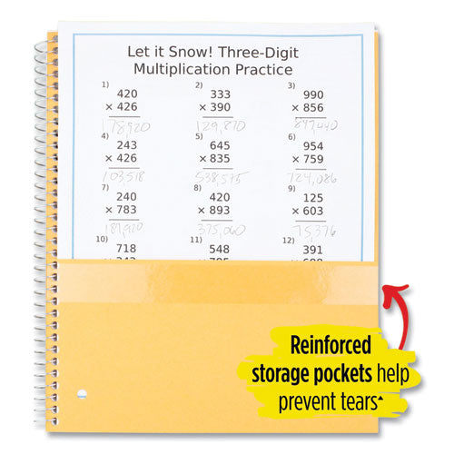 Five Star® Wirebound Notebook, 1 Subject, Wide-legal Rule, Randomly Assorted Covers, 10.5 X 8, 100 Sheets freeshipping - TVN Wholesale