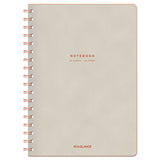 AT-A-GLANCE® Collection Twinwire Notebook, 1 Subject, Wide-legal Rule, Tan-navy Blue Cover, 11 X 8.75, 80 Sheets freeshipping - TVN Wholesale