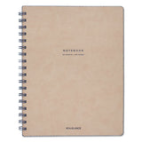 AT-A-GLANCE® Collection Twinwire Notebook, 1 Subject, Wide-legal Rule, Tan-navy Blue Cover, 11 X 8.75, 80 Sheets freeshipping - TVN Wholesale