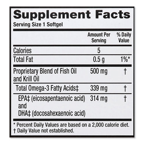 MegaRed® Advanced 4-in-1 Omega-3 Softgel, 500 Mg, 80 Count freeshipping - TVN Wholesale