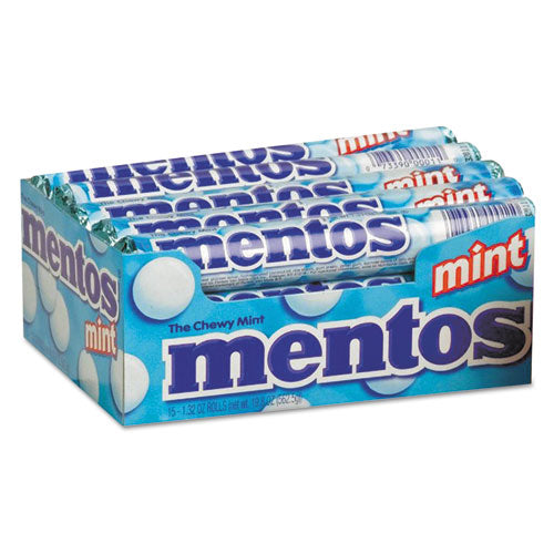 Mentos® Chewy Mints, 1.32 Oz, Mixed Fruit, 15 Rolls-box freeshipping - TVN Wholesale