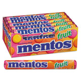 Mentos® Chewy Mints, 1.32 Oz, Mixed Fruit, 15 Rolls-box freeshipping - TVN Wholesale