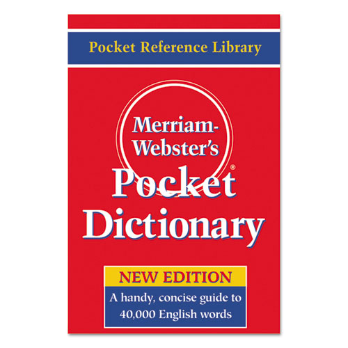 Merriam Webster® Pocket Dictionary, Paperback, 416 Pages freeshipping - TVN Wholesale