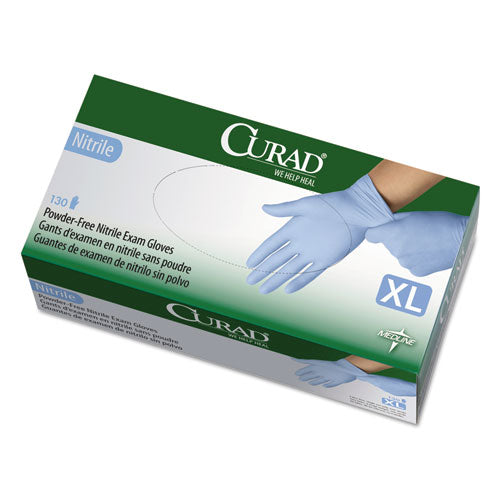 Curad® Nitrile Exam Glove, Powder-free, X-large, 130-box freeshipping - TVN Wholesale