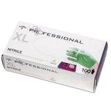 Medline Professional Nitrile Exam Gloves With Aloe, X-large, Green, 100-box freeshipping - TVN Wholesale