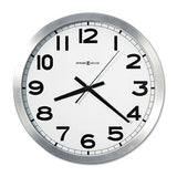 Howard Miller® Spokane Wall Clock, 15.75" Overall Diameter, Silver Case, 1 Aa (sold Separately) freeshipping - TVN Wholesale