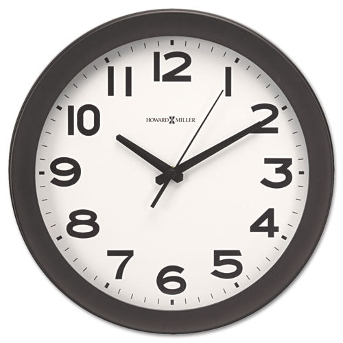 Howard Miller® Kenwick Wall Clock, 13.5" Overall Diameter, Black Case, 1 Aa (sold Separately) freeshipping - TVN Wholesale