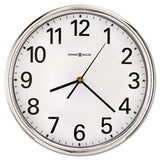 Howard Miller® Hamilton Wall Clock, 12" Overall Diameter, Silver Case, 1 Aa (sold Separately) freeshipping - TVN Wholesale
