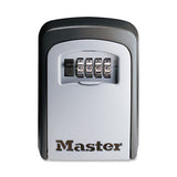 Master Lock® Locking Combination 5 Key Steel Box, 3 1-4w X 1 1-2d X 4 5-8h, Black-silver freeshipping - TVN Wholesale