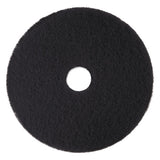 3M™ Low-speed High Productivity Floor Pads 7300, 15" Diameter, Black, 5-carton freeshipping - TVN Wholesale