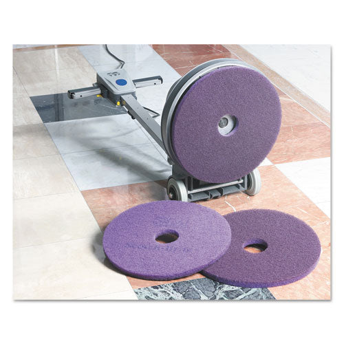 Scotch-Brite™ Diamond Floor Pads, 20" Diameter, Purple, 5-carton freeshipping - TVN Wholesale