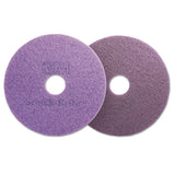 Scotch-Brite™ Diamond Floor Pads, 20" Diameter, Purple, 5-carton freeshipping - TVN Wholesale