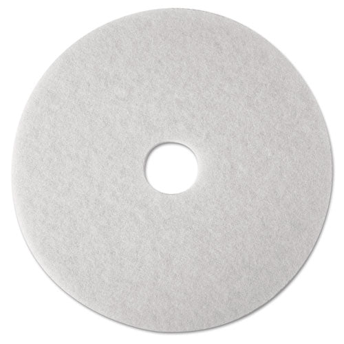 3M™ Low-speed Super Polishing Floor Pads 4100, 16" Diameter, White, 5-carton freeshipping - TVN Wholesale