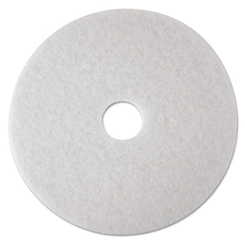 3M™ Low-speed Super Polishing Floor Pads 4100, 24" Diameter, White, 5-carton freeshipping - TVN Wholesale