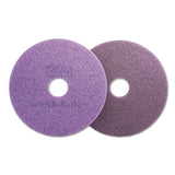 Scotch-Brite™ Diamond Floor Pads, 16" Diameter, Purple, 5-carton freeshipping - TVN Wholesale