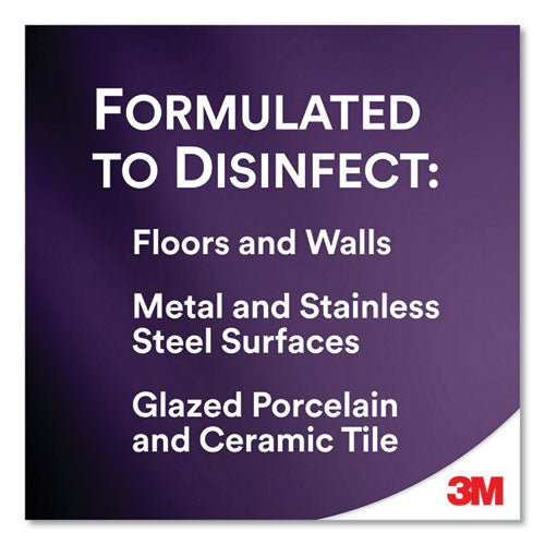 3M™ Tb Quat Disinfectant Ready-to-use Cleaner, Lemon Scent, 1 Qt Bottle freeshipping - TVN Wholesale