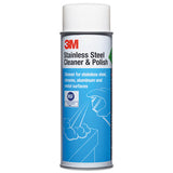 3M™ Stainless Steel Cleaner And Polish, Lime Scent, Foam, 21 Oz Aerosol Spray, 12-carton freeshipping - TVN Wholesale