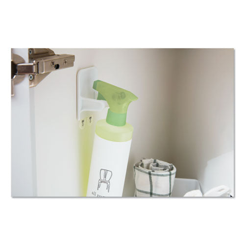 Command™ Spray Bottle Holder, 2.34 X 1.69 X 3.34, White, 2 Hangers-4 Strips-pack freeshipping - TVN Wholesale