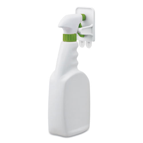 Command™ Spray Bottle Holder, 2.34 X 1.69 X 3.34, White, 2 Hangers-4 Strips-pack freeshipping - TVN Wholesale