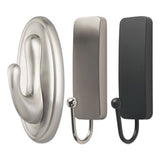 Command™ Decorative Hooks, Traditional, Medium, 1 Hook And 2 Strips-pack freeshipping - TVN Wholesale