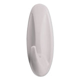 Command™ General Purpose Designer Hooks, Medium, 3 Lb Cap, White, 50 Hooks And Strips-pack freeshipping - TVN Wholesale