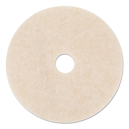 3M™ Ultra High-speed Topline Floor Burnishing Pads 3200, 24" Diameter, White-amber, 5-carton freeshipping - TVN Wholesale