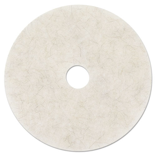 3M™ Ultra High-speed Natural Blend Floor Burnishing Pads 3300, 20" Diameter, White, 5-carton freeshipping - TVN Wholesale