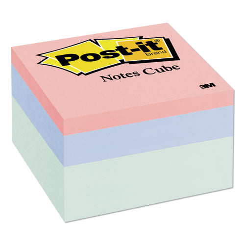 Post-it® Notes Mini Cubes, 1 7-8 X 1 7-8, Orange Wav-green Wave, 400-sheet, 3-pack freeshipping - TVN Wholesale