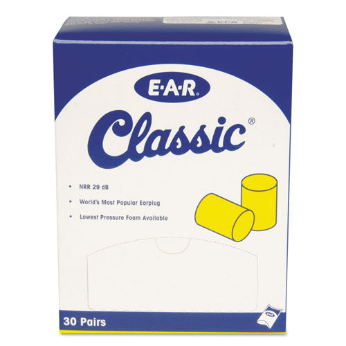 3M™ E·a·r Classic Earplugs, Pillow Paks, Uncorded, Foam, Yellow, 30 Pairs freeshipping - TVN Wholesale