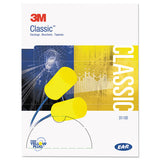 3M™ E·a·r Classic Earplugs, Corded, Pvc Foam, Yellow, 200 Pairs freeshipping - TVN Wholesale