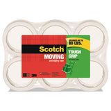Scotch® Tough Grip Moving Packaging Tape, 3" Core, 1.88" X 54.6 Yds, Clear, 6-pack freeshipping - TVN Wholesale