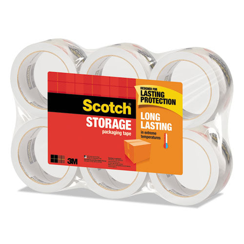 Scotch® Storage Tape, 3" Core, 1.88" X 54.6 Yds, Clear, 4-pack freeshipping - TVN Wholesale