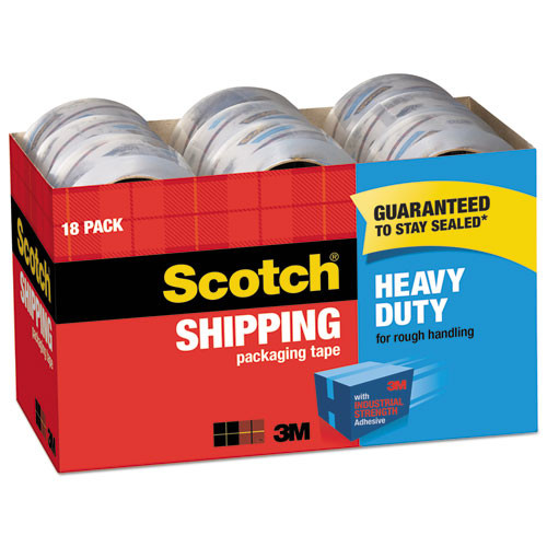 Scotch® 3850 Heavy-duty Packaging Tape Cabinet Pack, 3" Core, 1.88" X 54.6 Yds, Clear, 18-pack freeshipping - TVN Wholesale