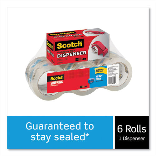 Scotch® 3850 Heavy-duty Packaging Tape With Dp300 Dispenser, 3" Core, 1.88" X 54.6 Yds, Clear, 6-pack freeshipping - TVN Wholesale