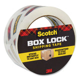 Scotch® Box Lock Shipping Packaging Tape, 3" Core, 1.88" X 54.6 Yds, Clear freeshipping - TVN Wholesale