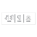 3M™ Claw Drywall Picture Hanger, Holds 15 Lbs, 5 Hooks And 5 Spot Markers, Stainless Steel freeshipping - TVN Wholesale